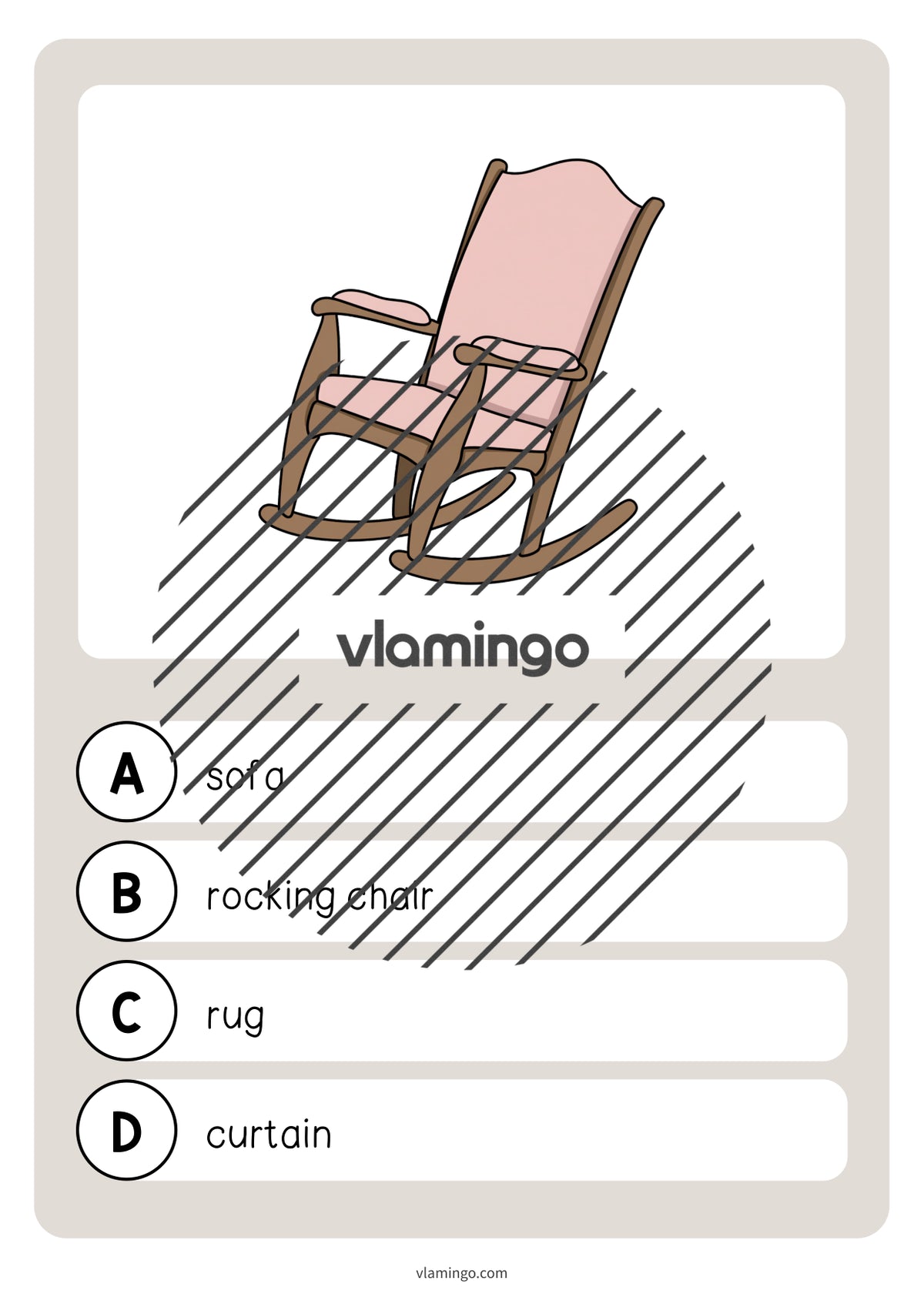 de englisch living room vocabulary quiz 033