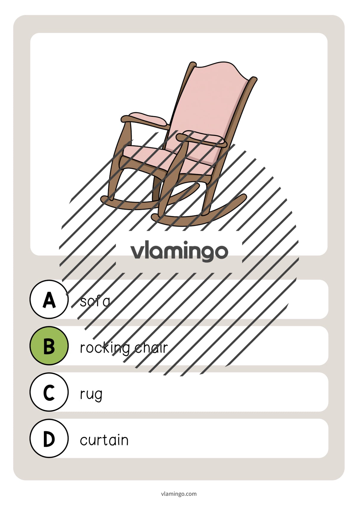 de englisch living room vocabulary quiz 034