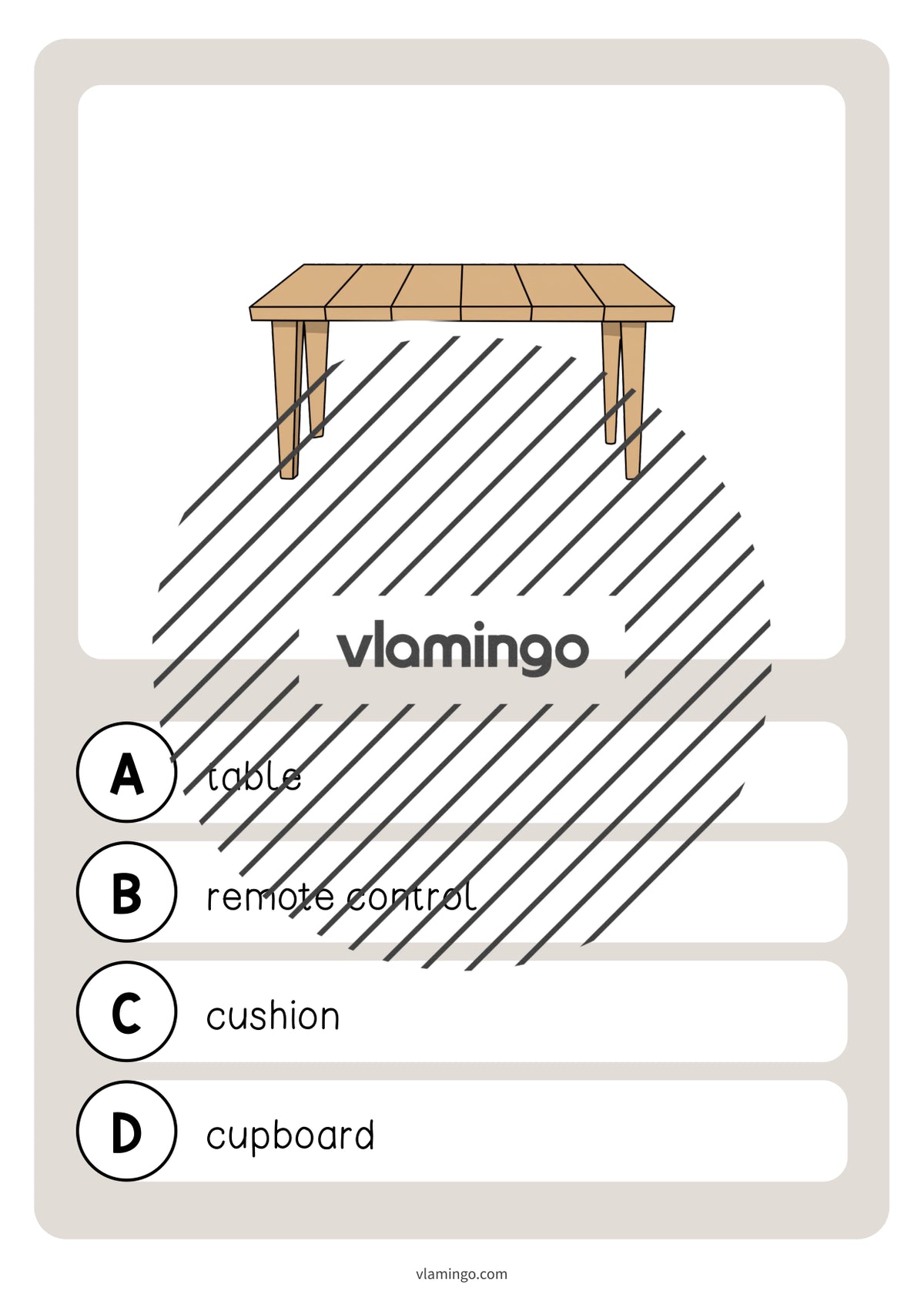 de englisch living room vocabulary quiz 037