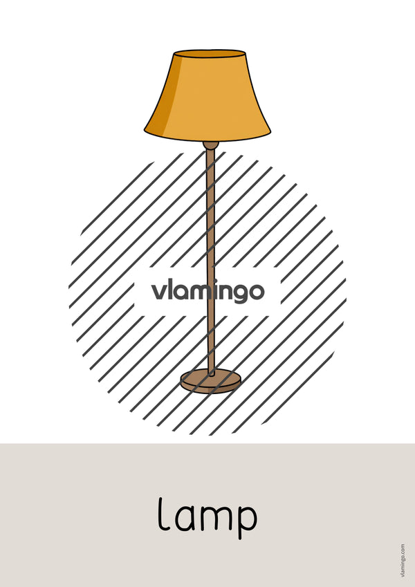 de englisch living room word and picture cards 007