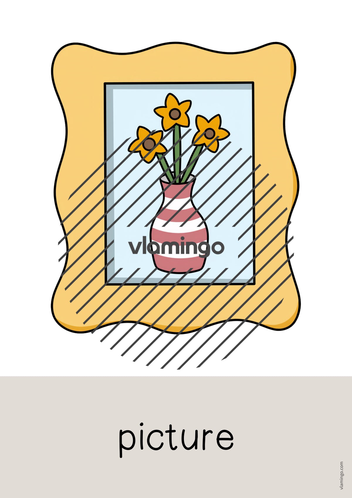 de englisch living room word and picture cards 025