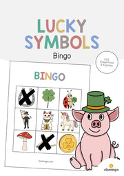de englisch lucky symbols bingo 001