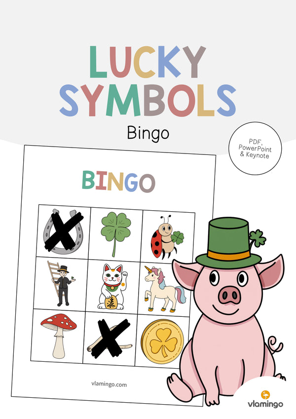 de englisch lucky symbols bingo 001