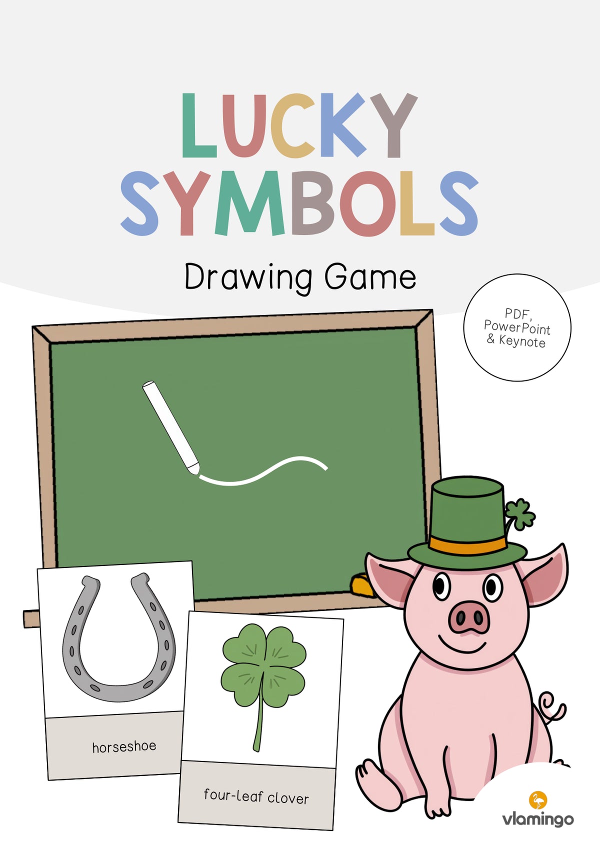de englisch lucky symbols drawing game 001
