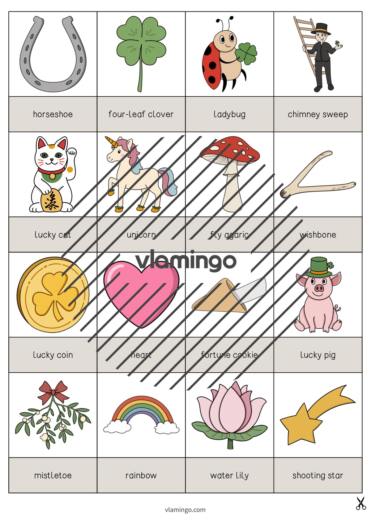de englisch lucky symbols drawing game 003