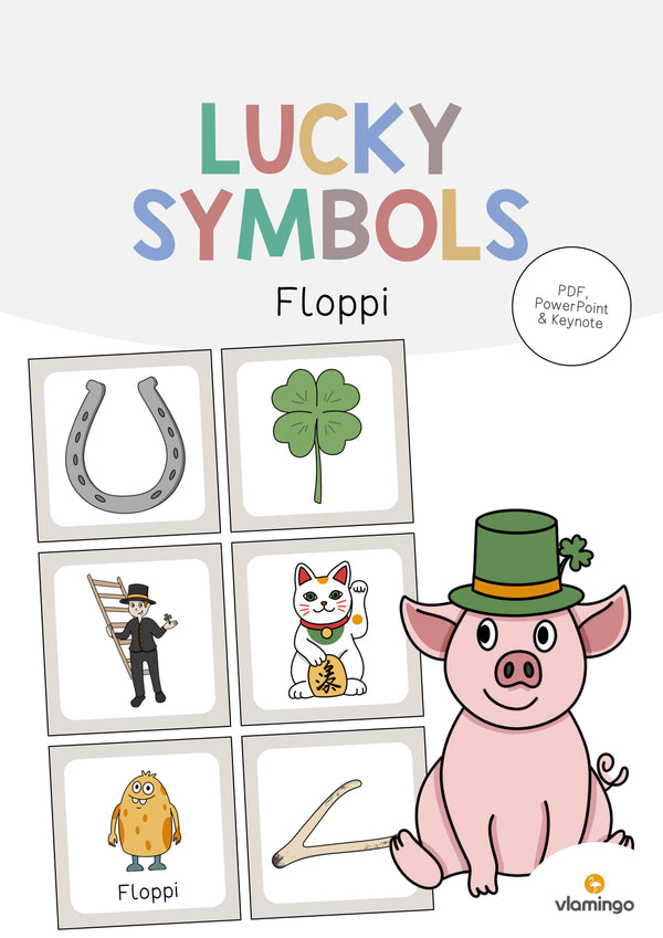 de englisch lucky symbols floppi 001