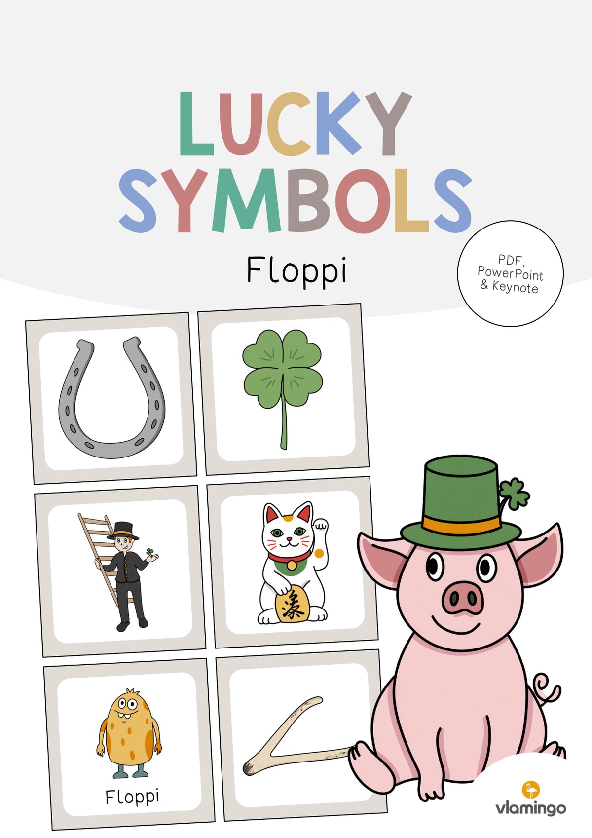 de englisch lucky symbols floppi 001