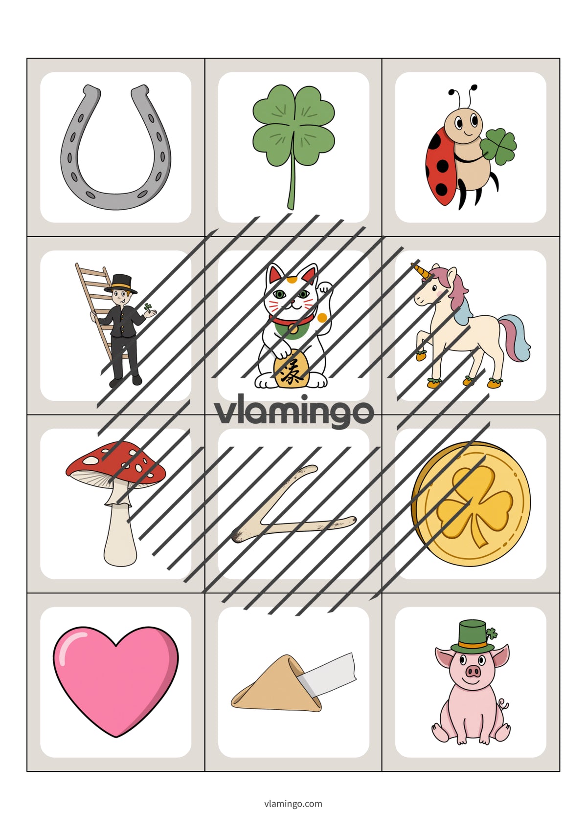 de englisch lucky symbols floppi 003