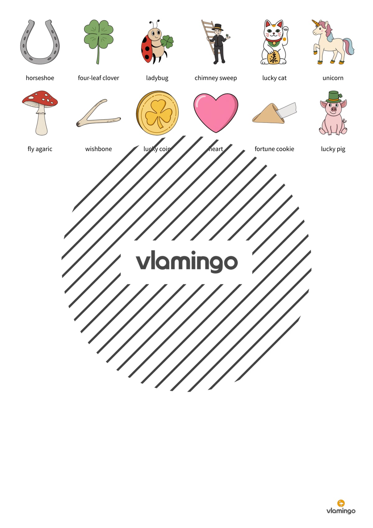 de englisch lucky symbols floppi 005