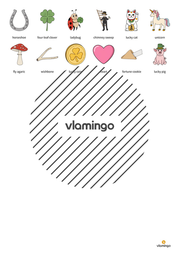 de englisch lucky symbols floppi 005