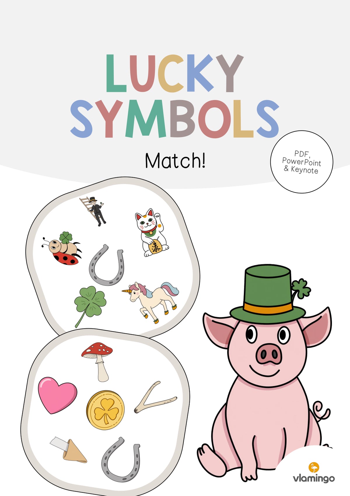 de englisch lucky symbols match 001