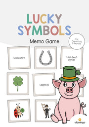de englisch lucky symbols memo game 001
