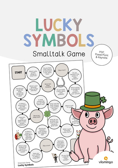 Lucky Symbols / Glückssymbole: Smalltalk Game (Englisch)
