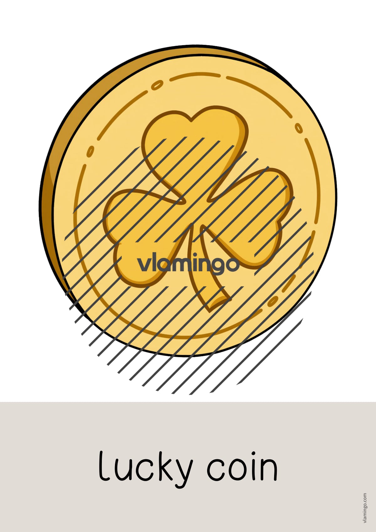 de englisch lucky symbols word and picture cards 011