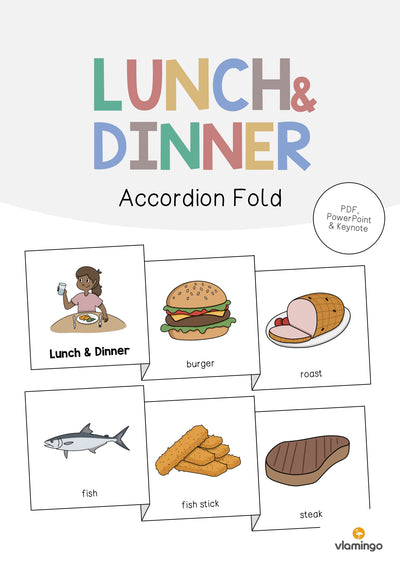 Lunch & Dinner / Mittag- & Abendessen: Accordion Fold (Englisch)