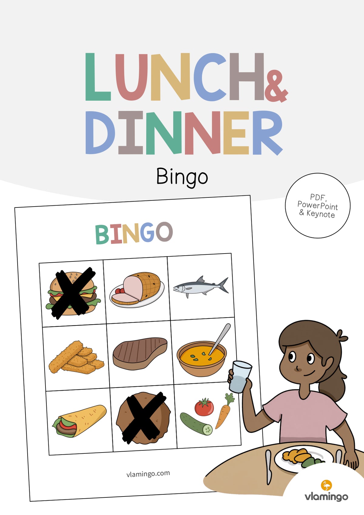 de englisch lunch dinner bingo 001