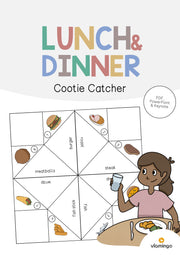 de englisch lunch dinner cootie catcher 001