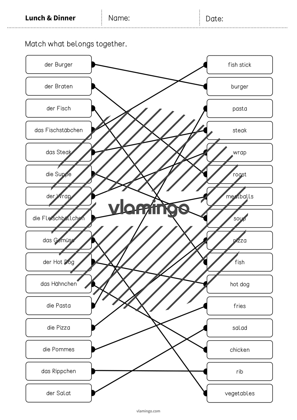 de englisch lunch dinner draw the lines 3 007