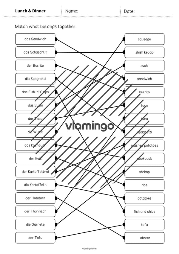 de englisch lunch dinner draw the lines 3 008