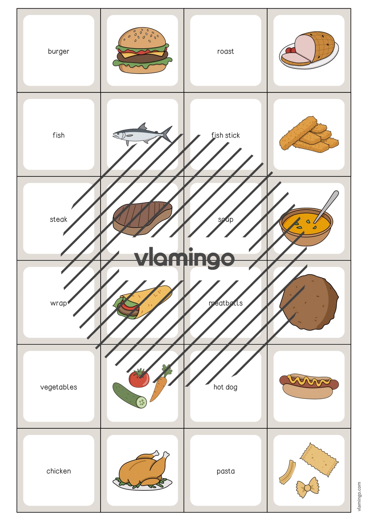 de englisch lunch dinner memo game 003