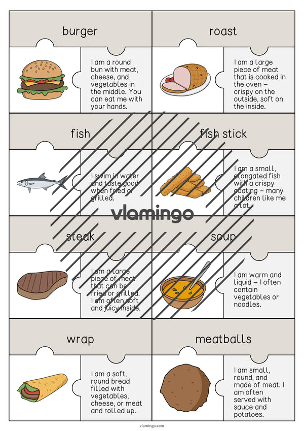 de englisch lunch dinner puzzle 003