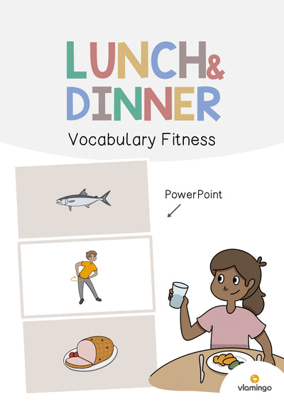 Lunch & Dinner / Mittag- & Abendessen: Vocabulary Fitness (Englisch)
