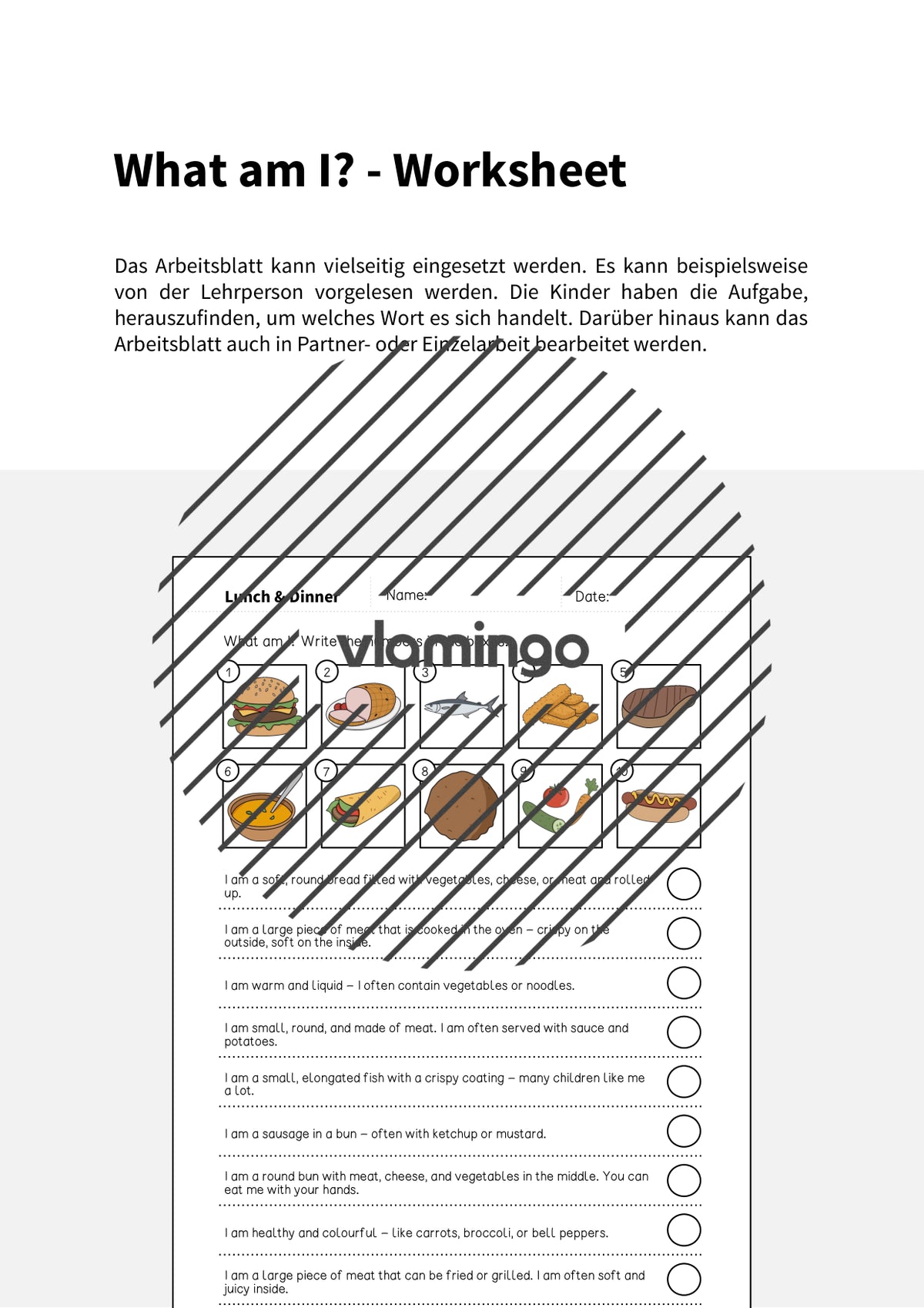 de englisch lunch dinner what am i worksheet 002