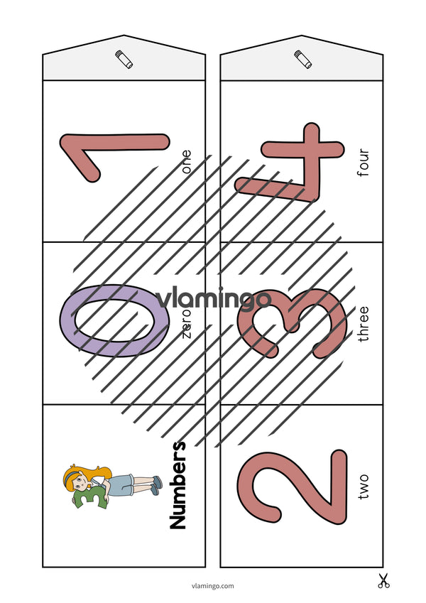 de englisch numbers accordion fold 004
