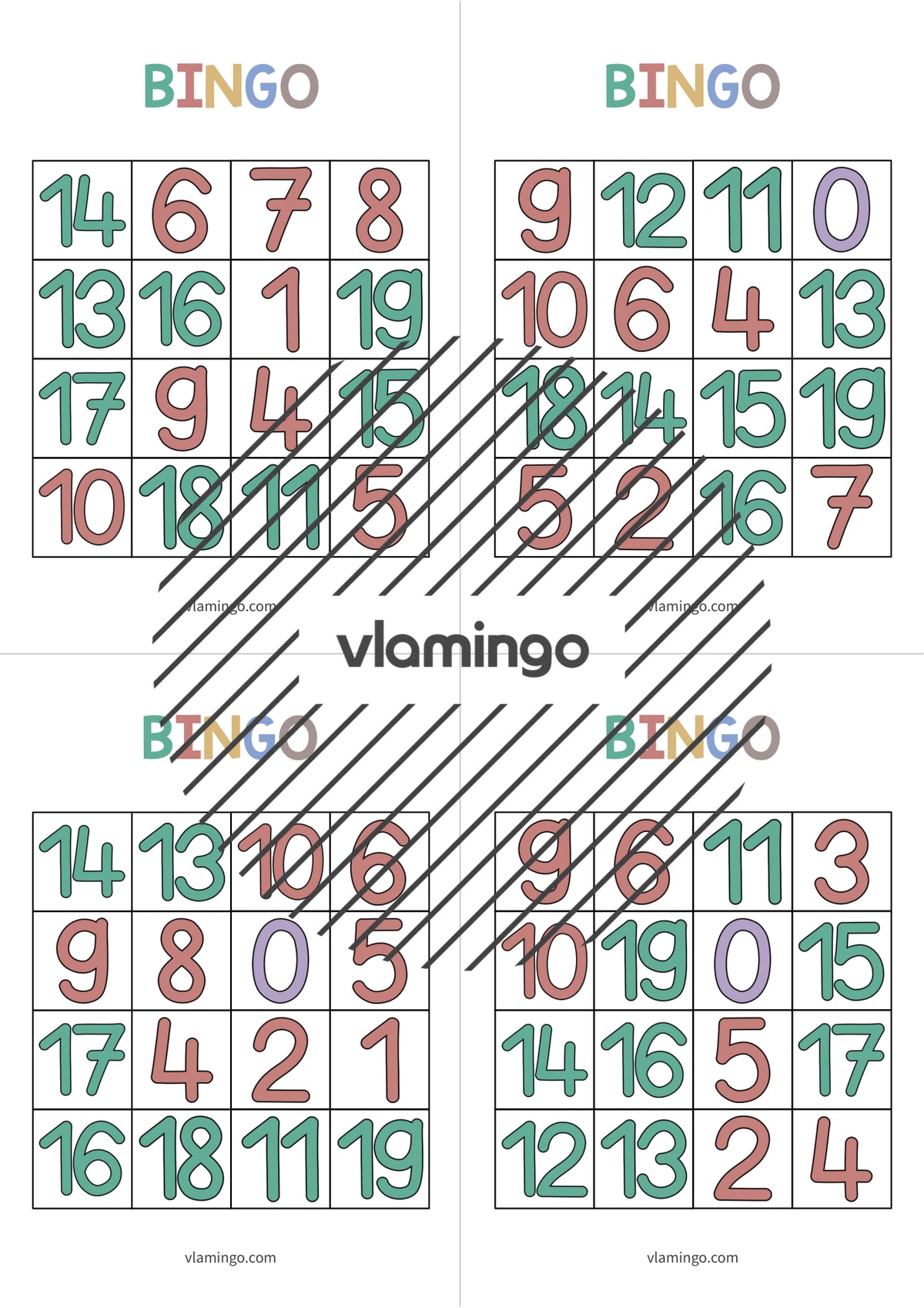 de englisch numbers bingo 015