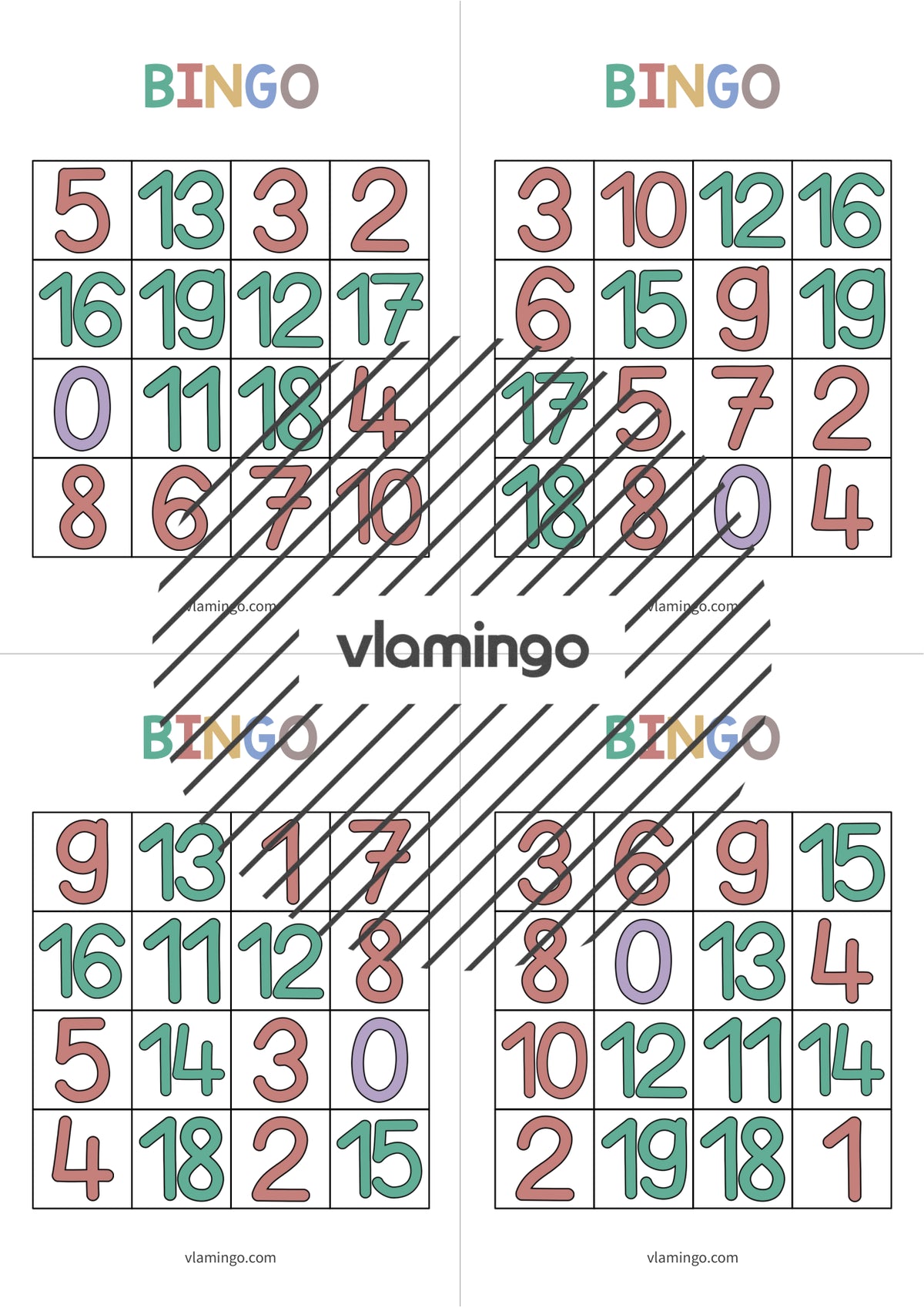 de englisch numbers bingo 016