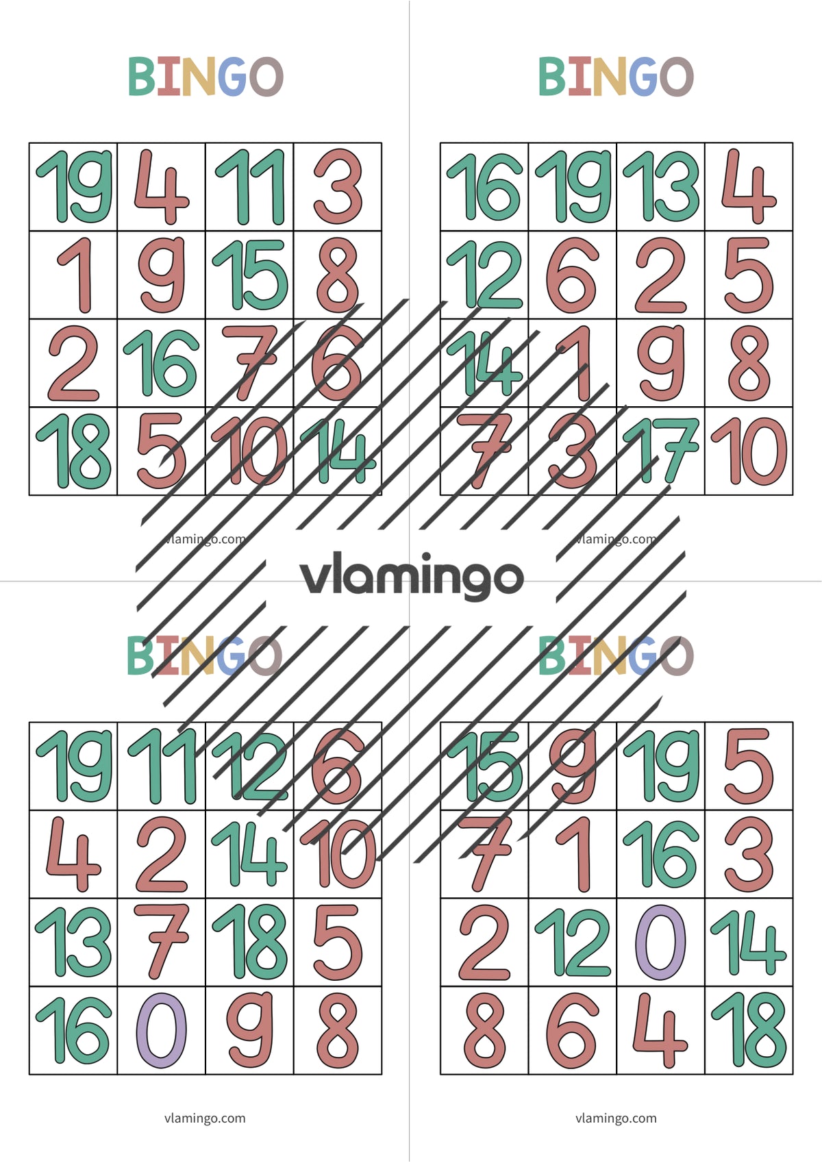 de englisch numbers bingo 018