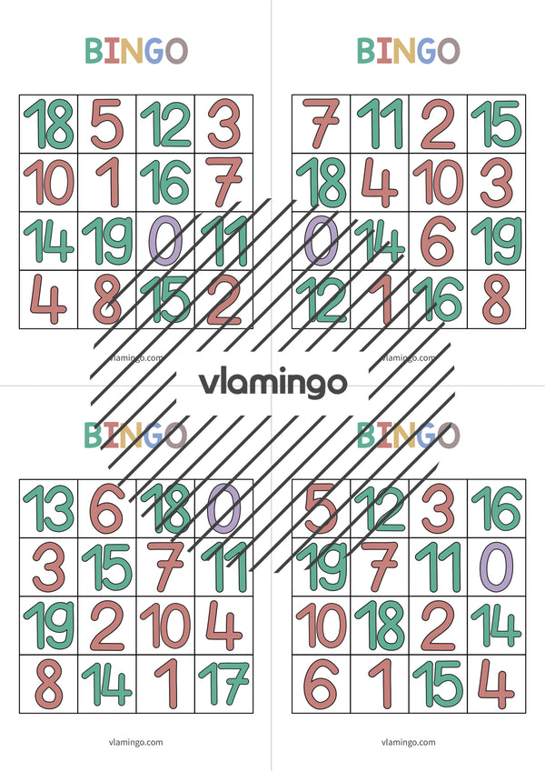de englisch numbers bingo 021