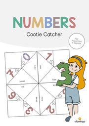 de englisch numbers cootie catcher 001