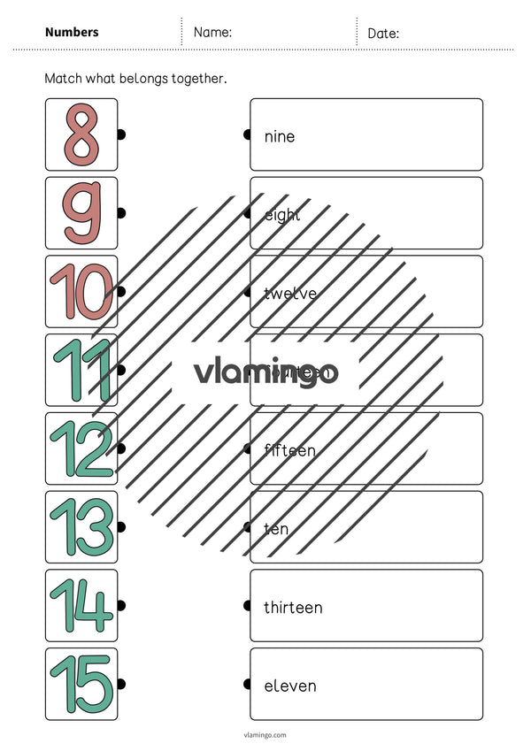 de englisch numbers draw the lines 2 004