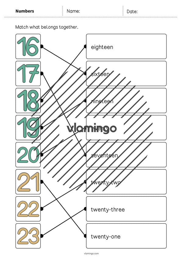 de englisch numbers draw the lines 2 010