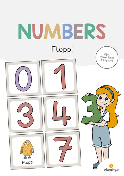 Numbers / Zahlen: Floppi (Englisch)