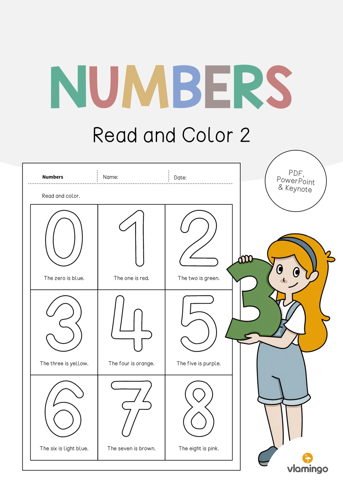 de englisch numbers read and color 2 001