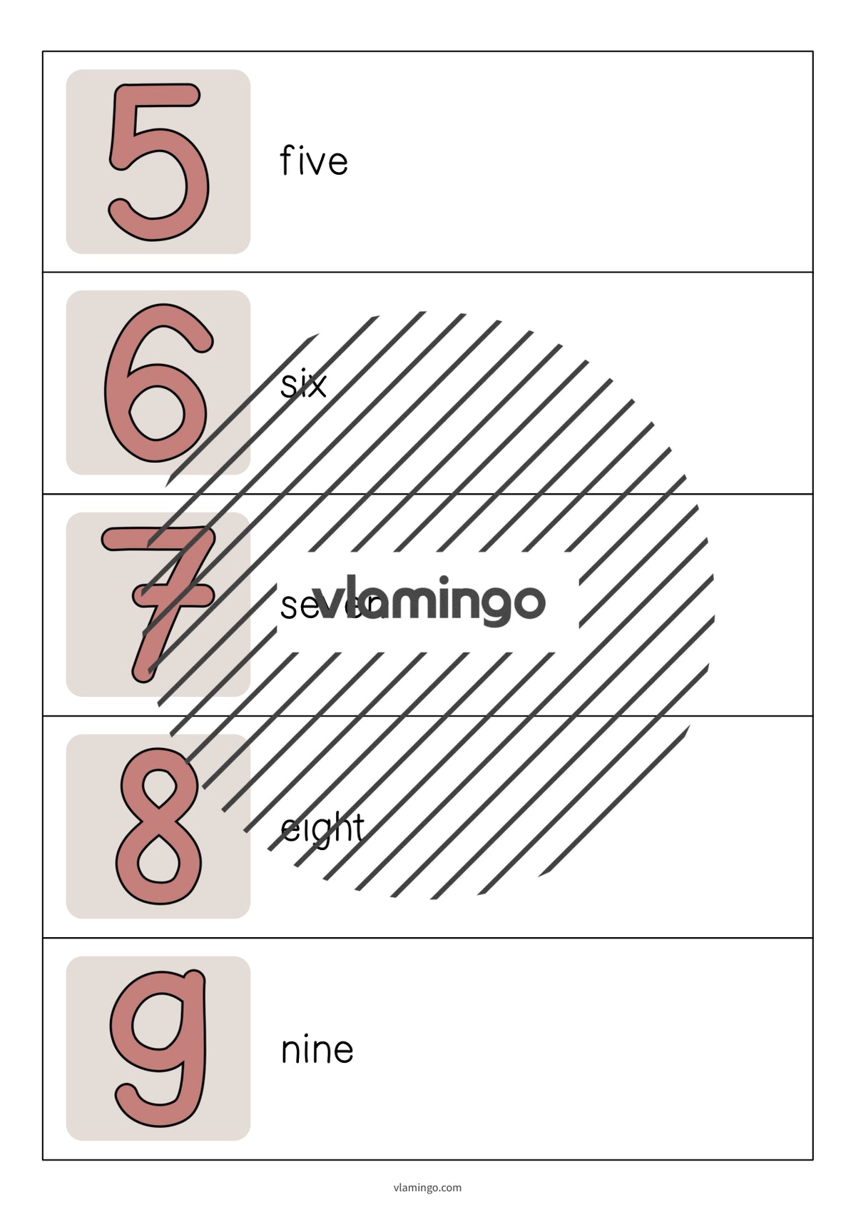 de englisch numbers running dictation 004