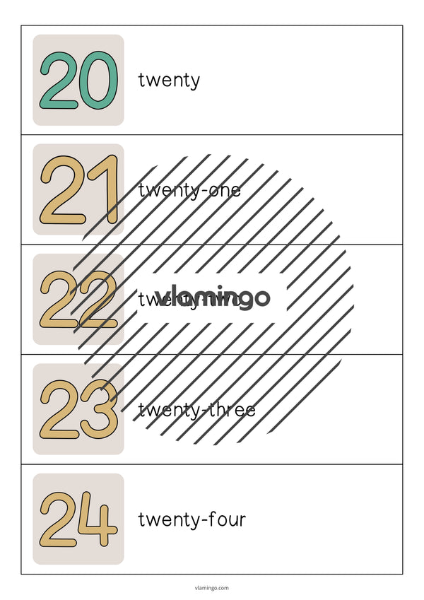 de englisch numbers running dictation 007