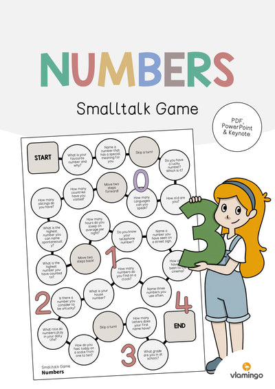 Numbers / Zahlen: Smalltalk Game (Englisch)