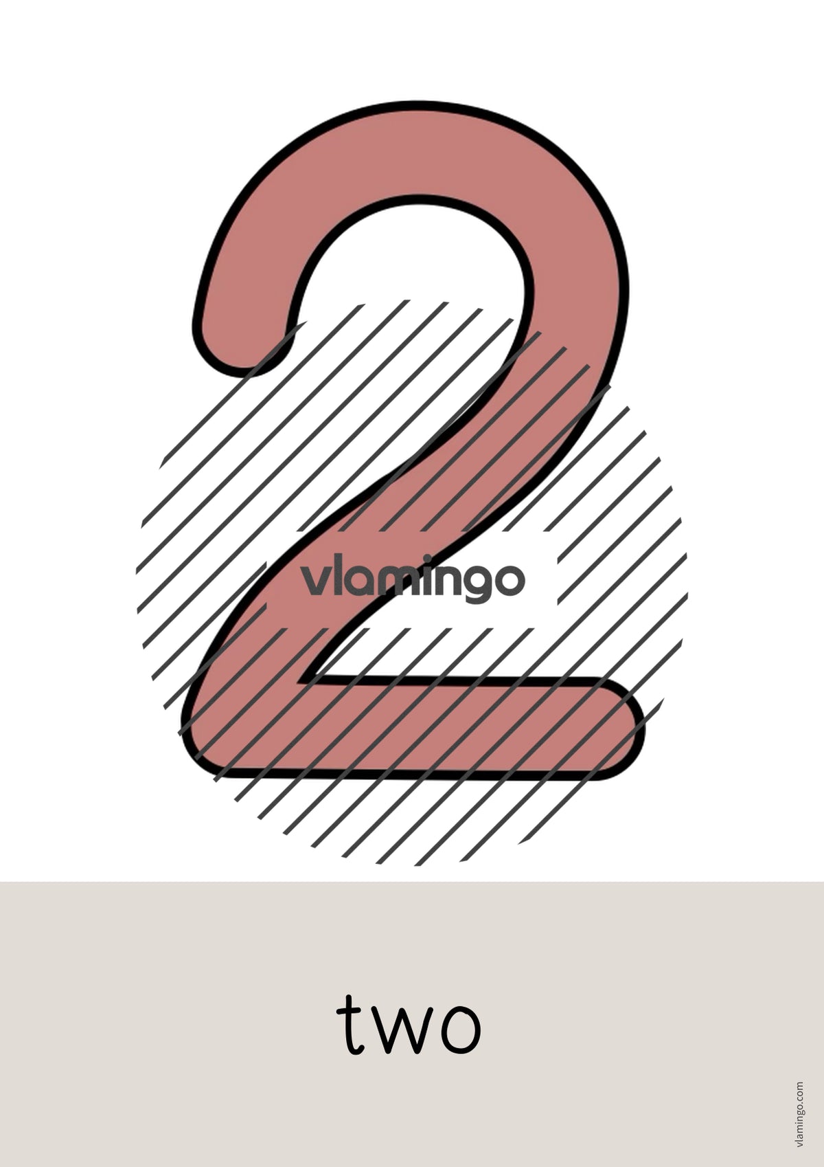 de englisch numbers word and picture cards 005