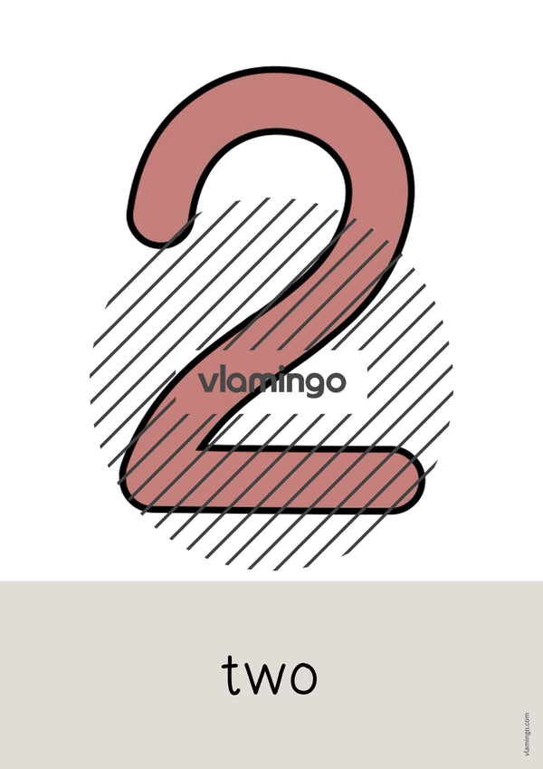 de englisch numbers word and picture cards 005