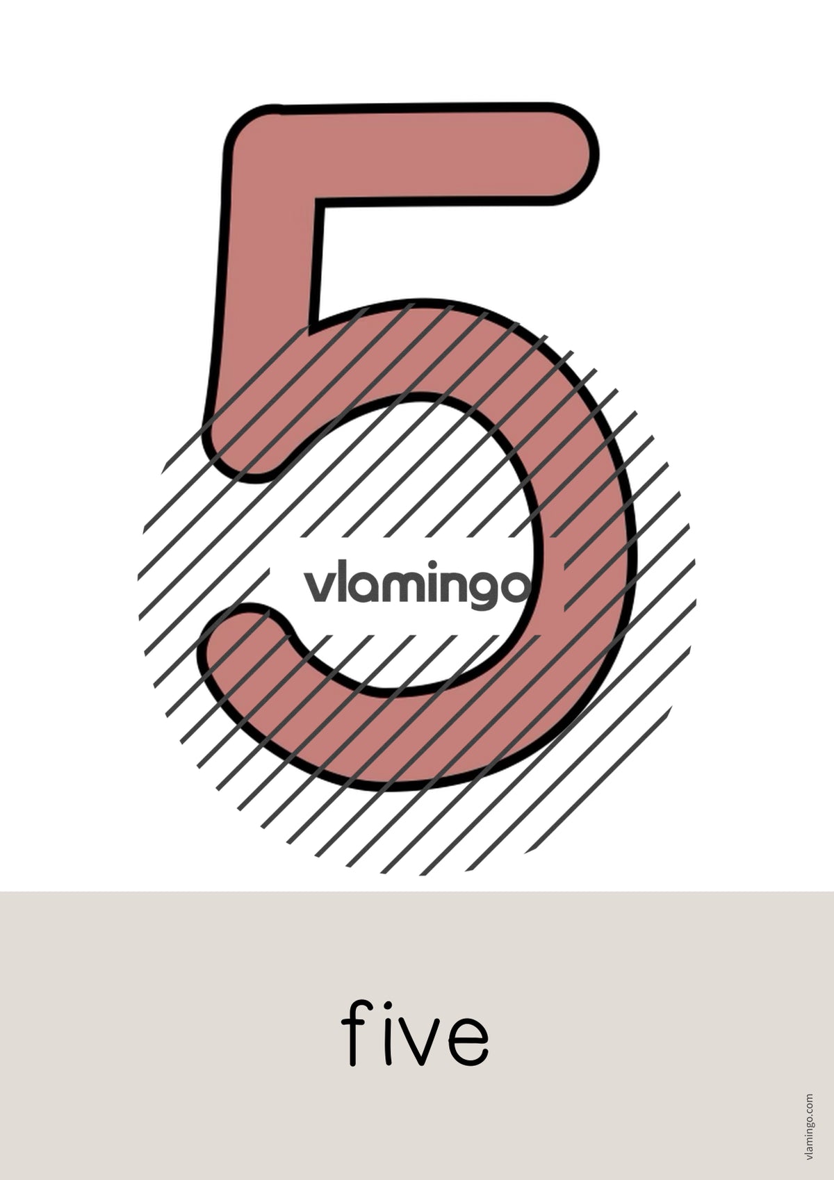 de englisch numbers word and picture cards 008