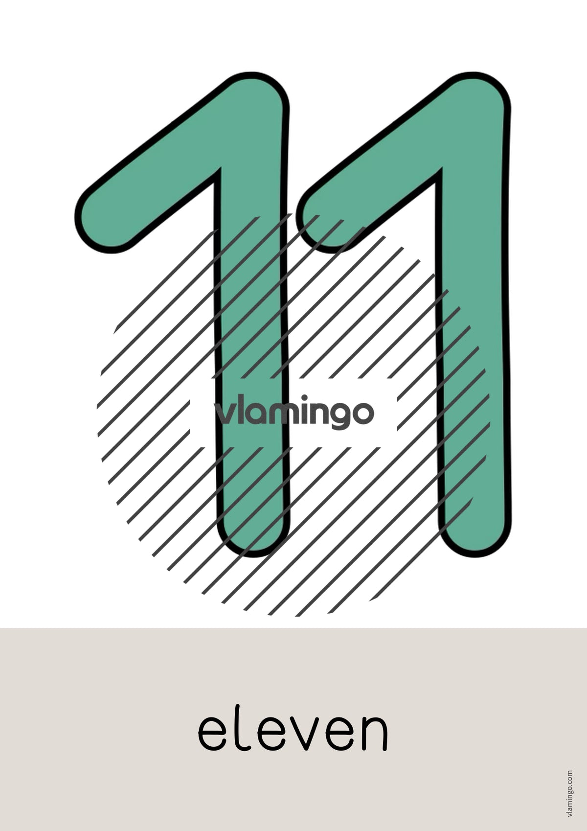 de englisch numbers word and picture cards 014