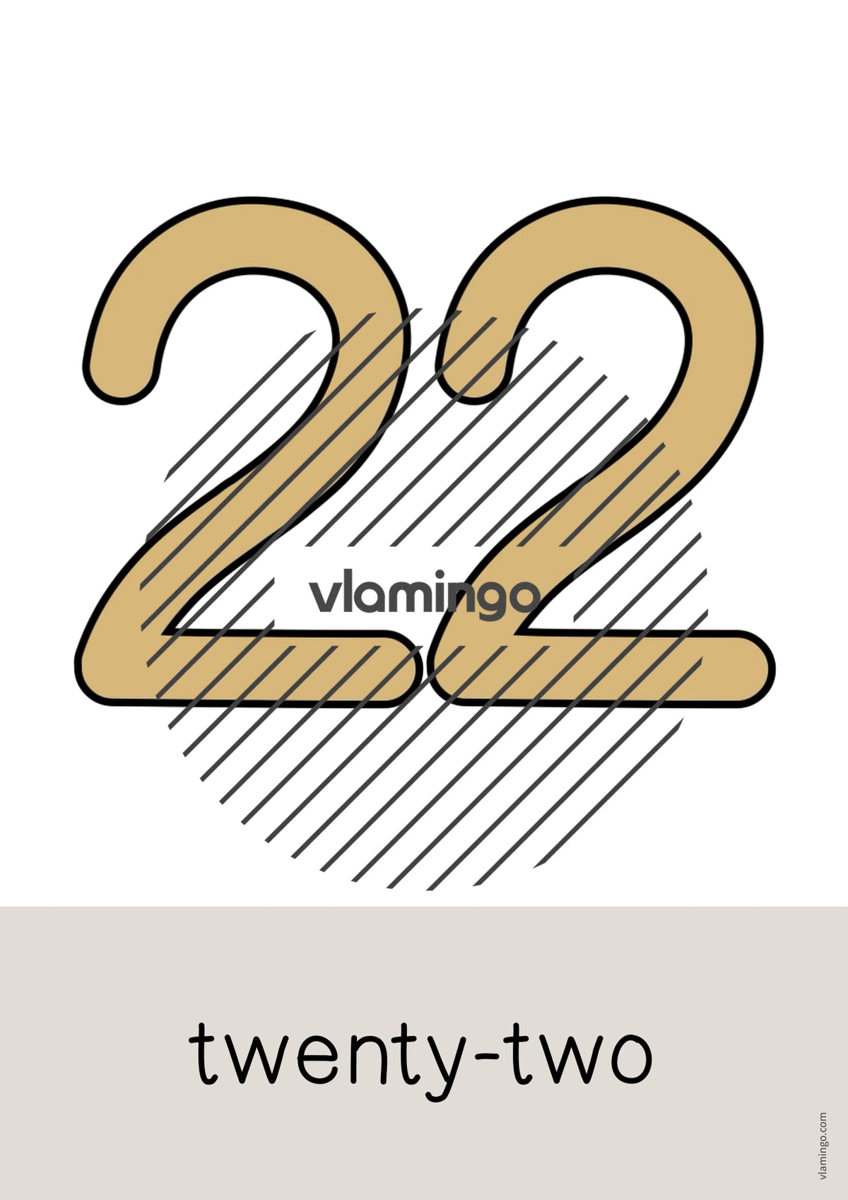 de englisch numbers word and picture cards 025