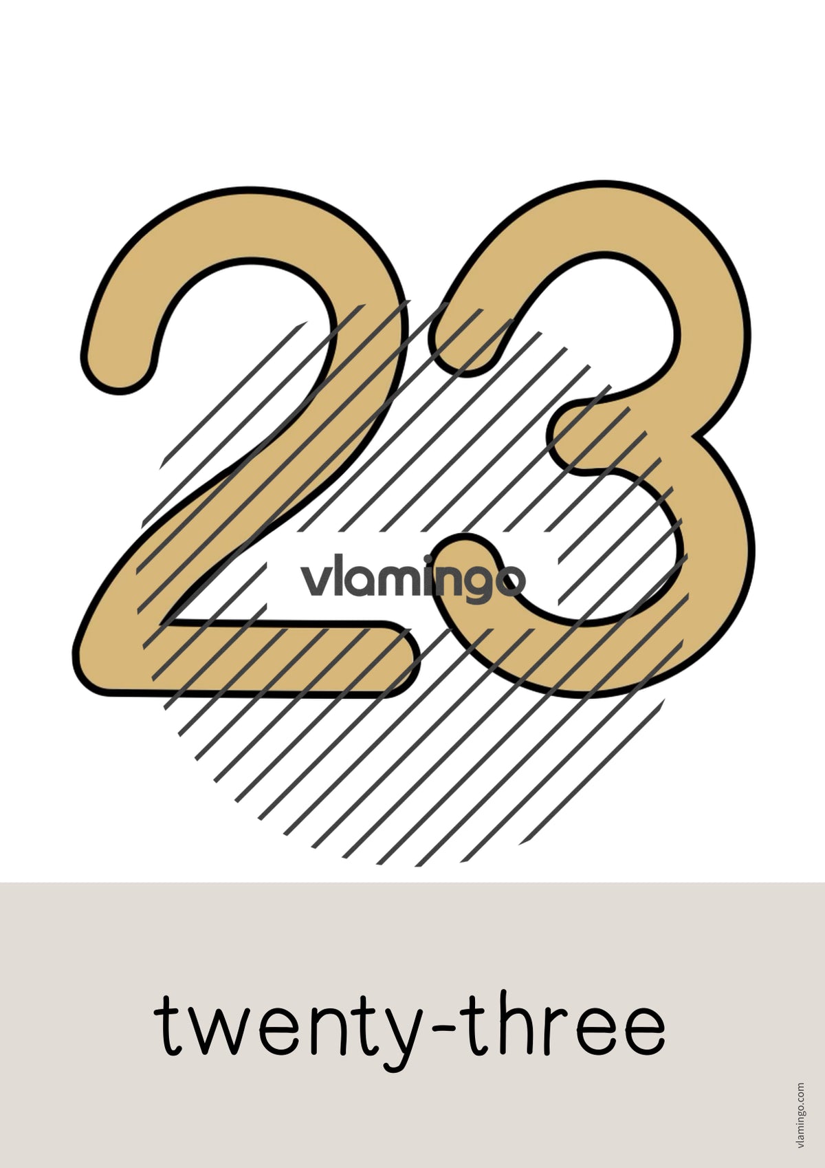 de englisch numbers word and picture cards 026
