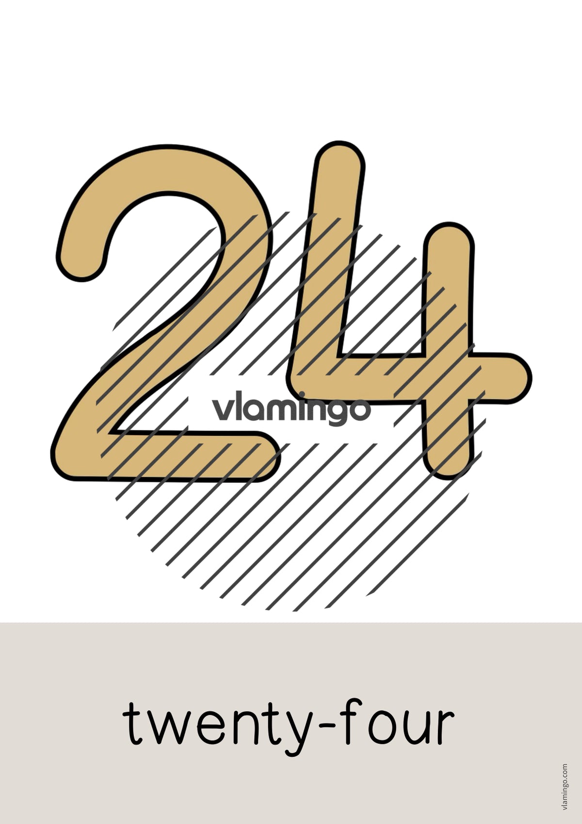 de englisch numbers word and picture cards 027