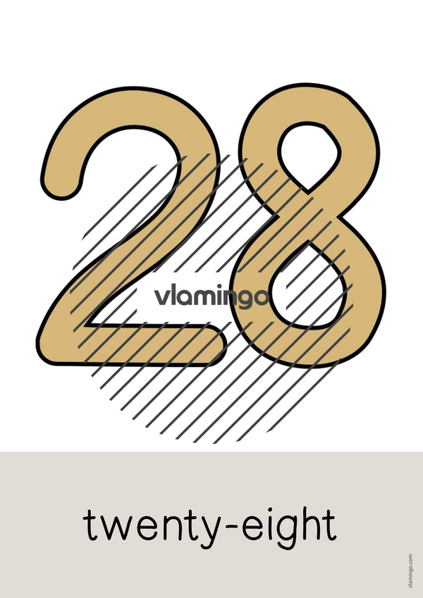 de englisch numbers word and picture cards 031