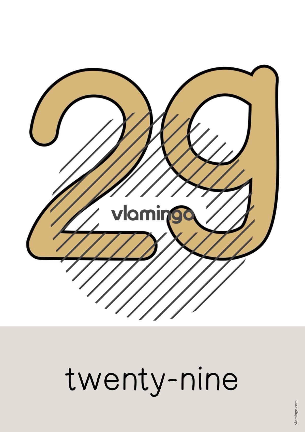 de englisch numbers word and picture cards 032