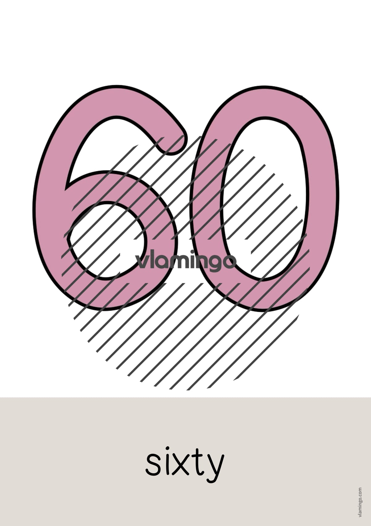 de englisch numbers word and picture cards 037